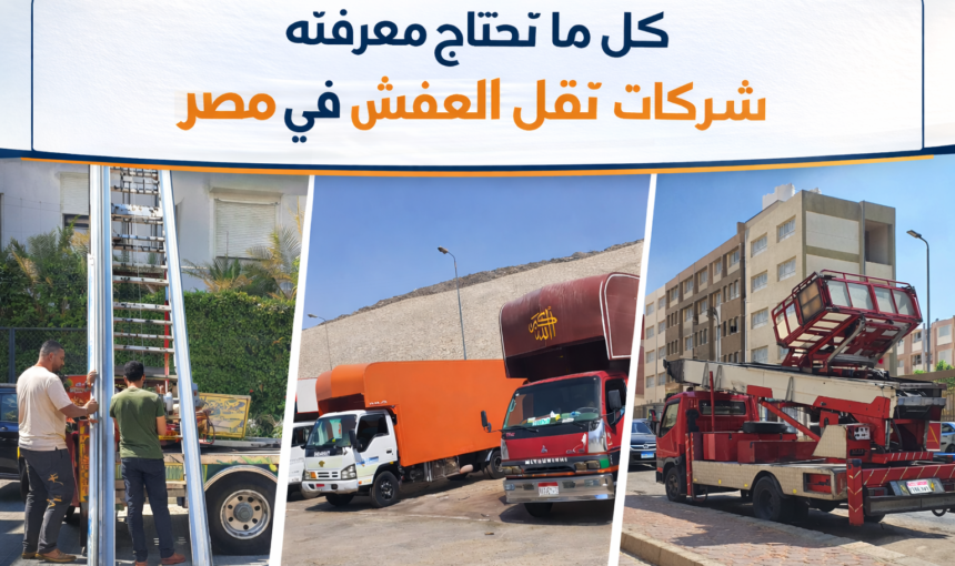 شركة نقل عفش في مصر | أفضل شركة نقل أثاث بأمان وسعر مناسب