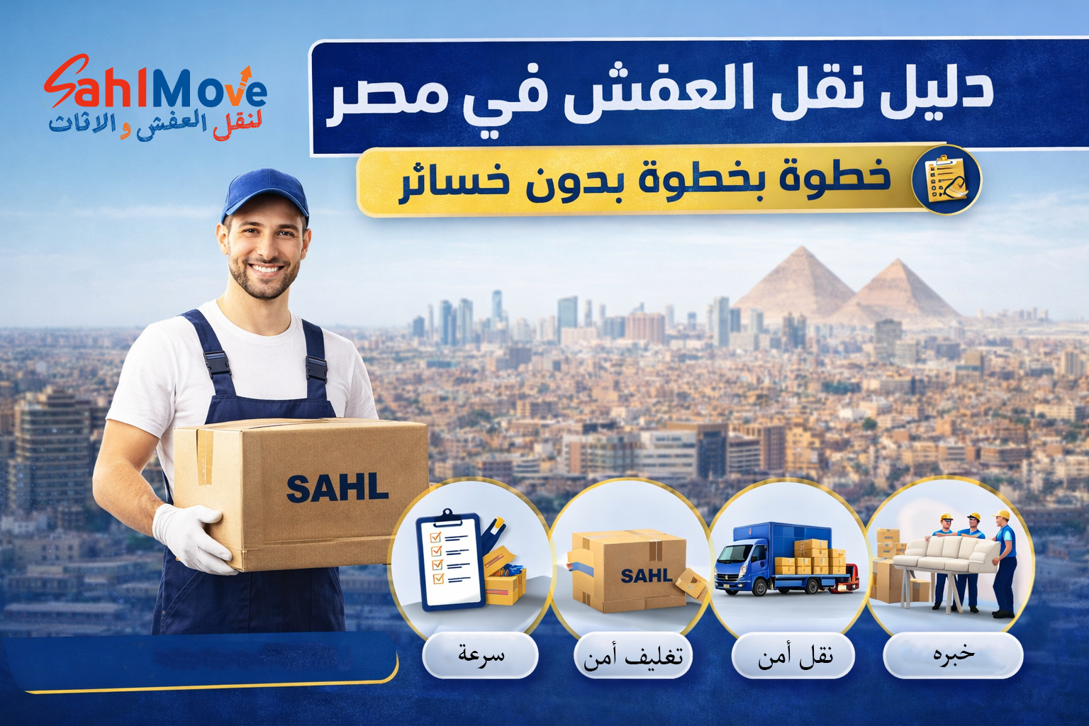 سهل لنقل العفش والأثاث شركة نقل عفش في مصر