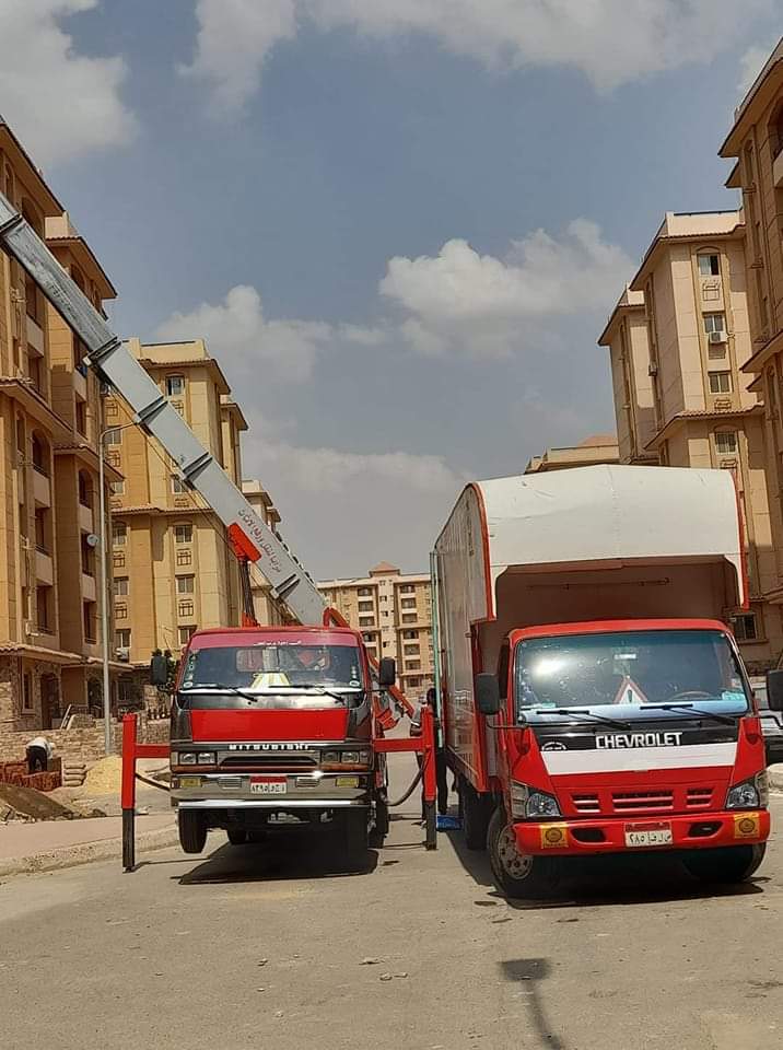 شركة نقل عفش في مصر الجديدة مع ونش رفع لنقل الأثاث للأدوار العالية بأمان وأسعار مناسبة